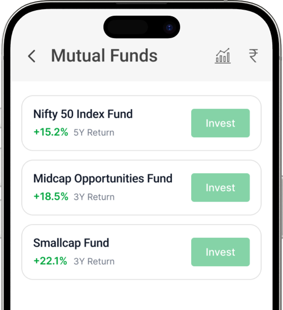 Choose a mutual fund you want to invest in